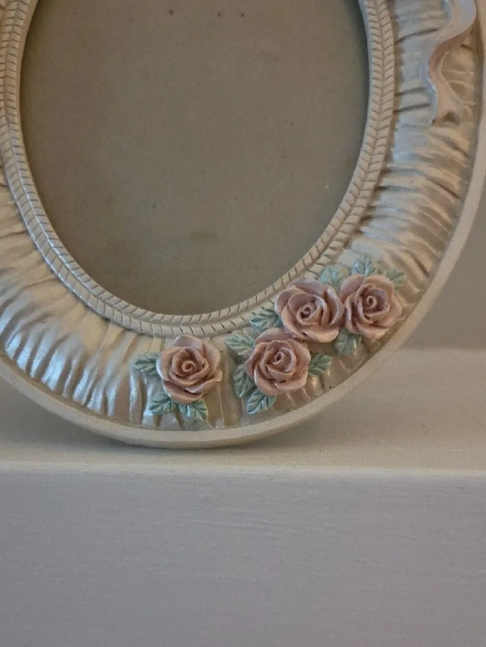 Ceramic Floral Photo Frame